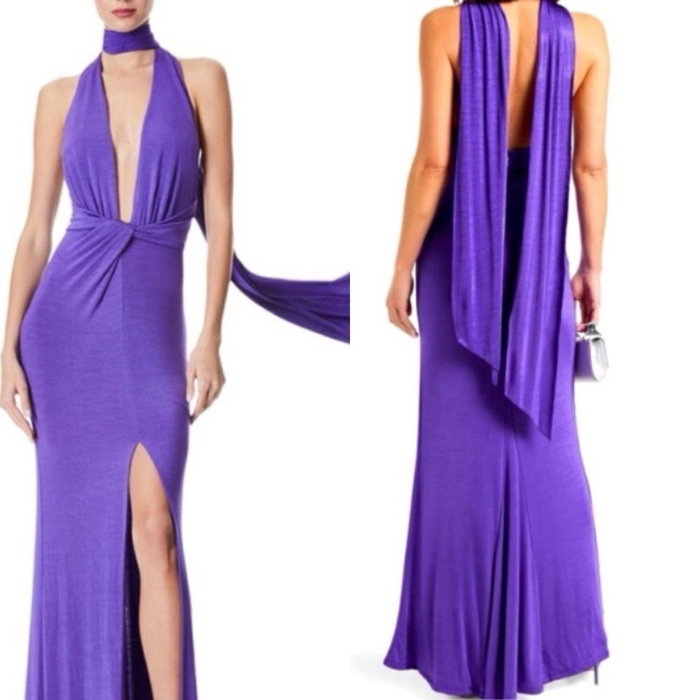 NWT Alice + Olivia Resse Gown - Purple - Gowns size 6